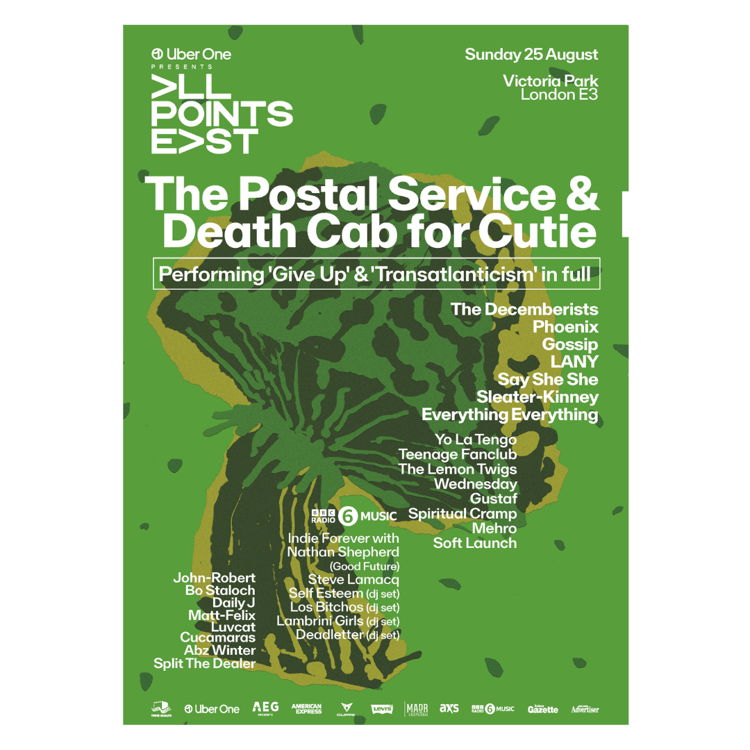 Death Cab and Postal Service Posters