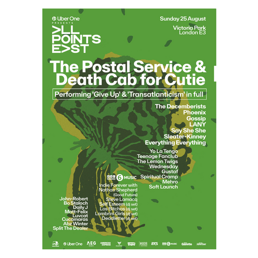 Death Cab and Postal Service Posters