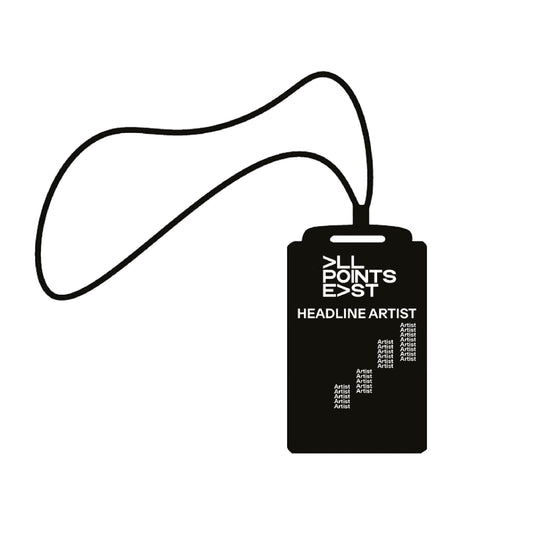 Show your order confirmation with the PRE-ORDER: All Points East 2026 Tyler, The Creator Programme & Lanyard—official event merchandise from All Points East, featuring a black lanyard and badge. Perfect for fans attending the festival.