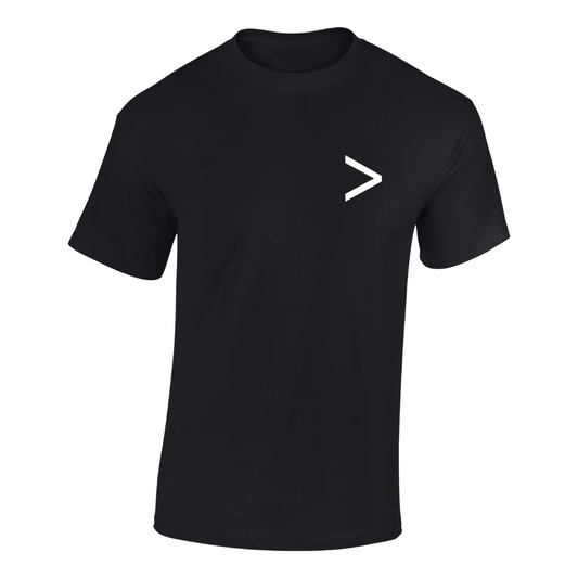 Neon Chevron Black T-Shirt